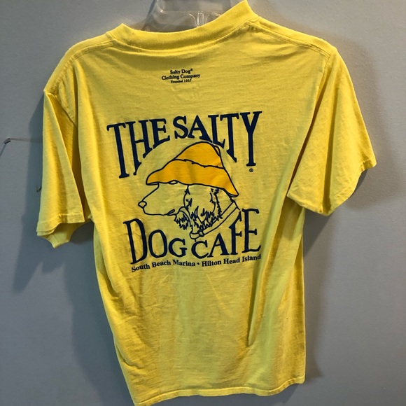 salty dog cafe Tops - Yellow Salty Dog Café T Shirt
